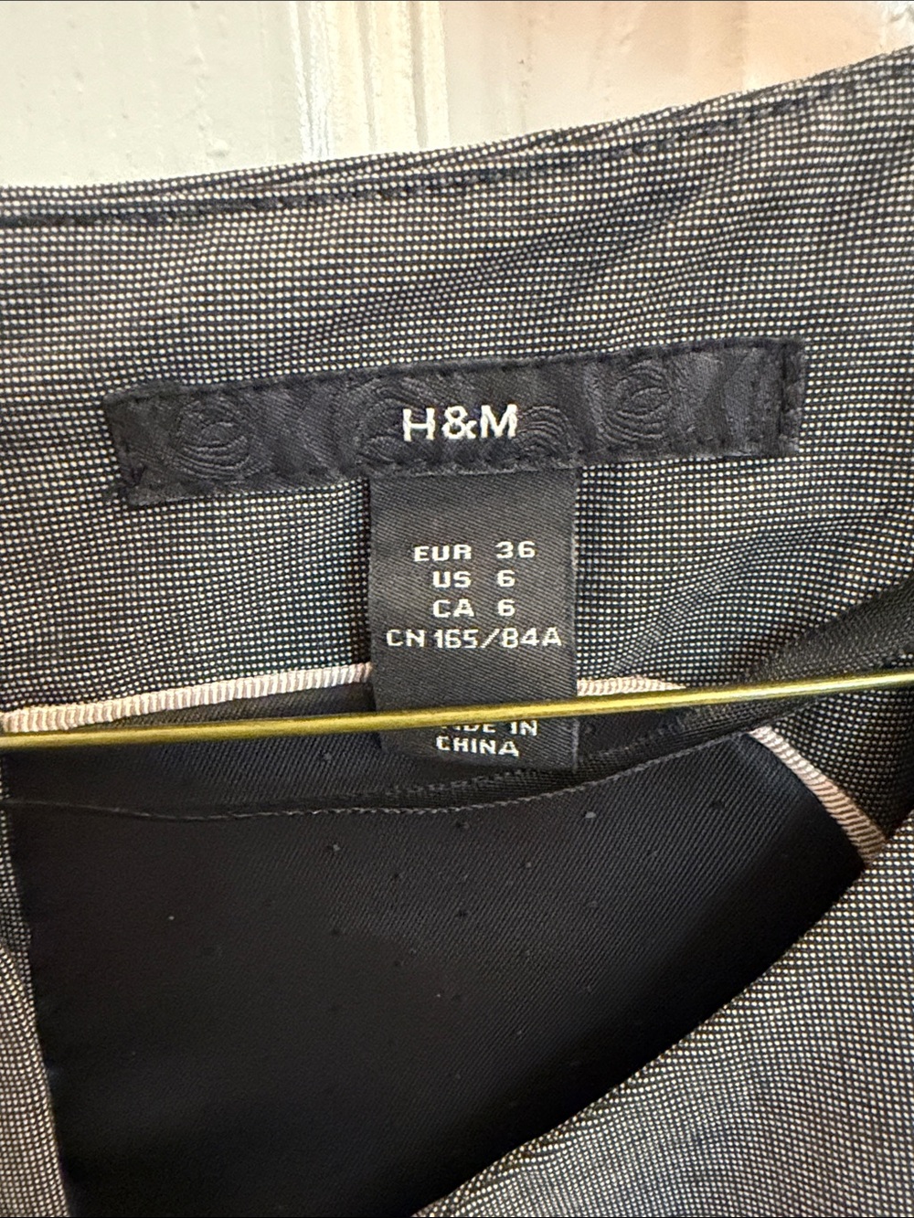 H&M Charcoal Gray Pleated Waist Midi Dress - Picture 2 of 12